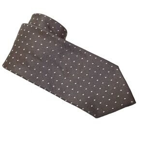 Boggi Milano‎ 100% Silk Taupe Beige Italy Necktie Tie Luxury Designer
